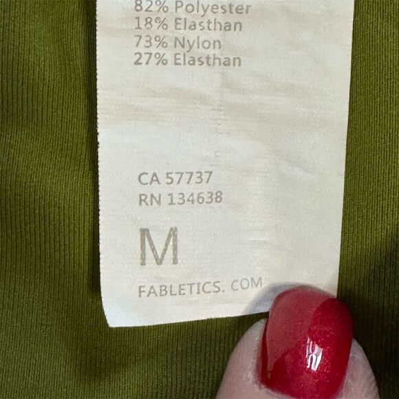 Fabletics PureLuxe Cropped Leggings Size Medium - Picture 5 of 7